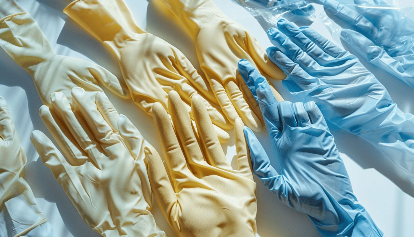 Les avantages des différents matériaux de gants d'examen jetables
