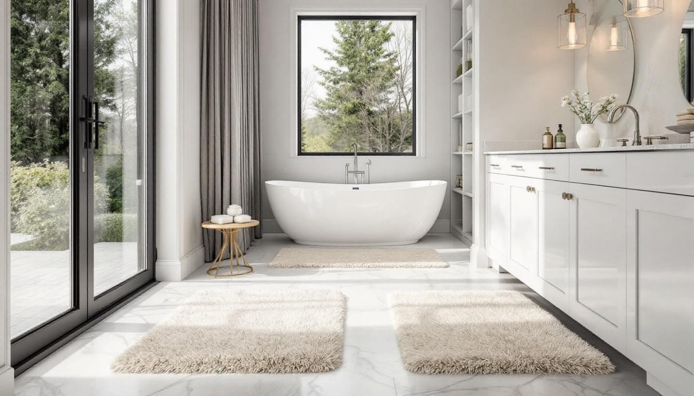 Maximiser le style et le confort de votre salle de bain avec des tapis sophistiqués